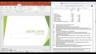 AQA Accounting ACCN3 June 2016 Q2 Hassan Part 1 Incomplete Records [upl. by Clein571]