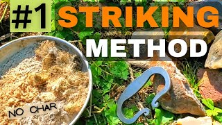 Flint Steel Top 5 Methods  NEW Striking Technique [upl. by Innis715]