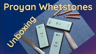 Proyan glass sharpening stones unboxing and first impressions [upl. by Nodnelg543]