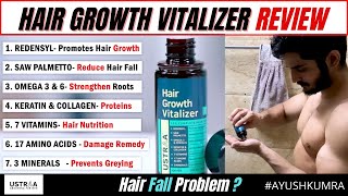 USTRAA Hair Growth Vitalizer Review  How to Use Hair Growth Vitalizer  Benefits of HGV💯 [upl. by Rorrys]