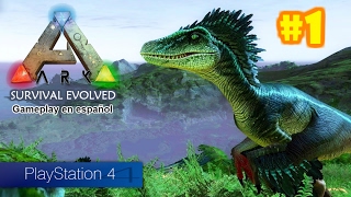 PRIMER CONTACTO  ARK Survival Evolved PS4 1  Supervivencia Prehistórica  Gameplay español [upl. by Homans10]