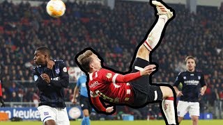 Luuk de Jong SPECTACULAR Bicycle Kick Goal PSV vs Heerenveen 30 [upl. by Lindholm343]