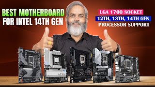 Best Motherboard for intel 12th 13th amp 14th gen Processor 2024 [upl. by Karla472]