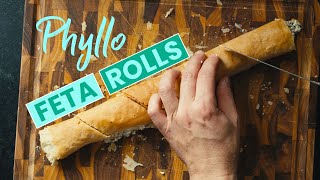 Irresistible Phyllo Feta Rolls  MUST TRY [upl. by Pernell800]