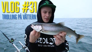 Trolling På Vättern Efter Lax och Öring VLOG 31 Tackelsnack [upl. by Suirradal971]