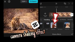 How to use shake effect in capcut [upl. by Nnaear473]