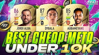 FIFA 22  BEST CHEAP PLAYERS UNDER 10K COINS💰💪  BEST SWEATY META CARDS FOR FUT CHAMPS  FUT 22 [upl. by Annairdna]