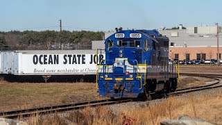 A Day in Davisville RI  Seaview Railroad [upl. by Obara]