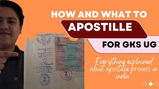 Apostille Process Explained for GKS UG 2023 I How and where to Apostille I Original or Photocopy [upl. by Doreg]