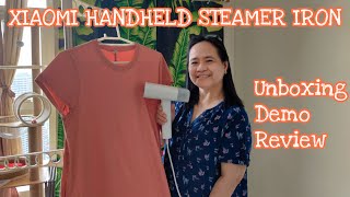 XIAOMI HANDHELD STEAMER IRON HOME STEAM IRON GT306LW UNBOXING DEMO AND REVIEW [upl. by Mazonson588]