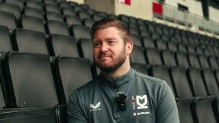 INTERVIEW Tom Weal on joining MK Dons coaching staff [upl. by Sherill]