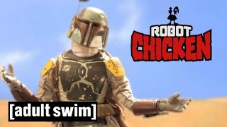 4 Classic Boba Fett Moments  Robot Chicken Star Wars  Adult Swim [upl. by Genesa]