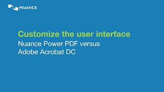 ICONS Infocom Compare  Kofax Power PDF Vs Abode Acrobat DC featuring Customise the user interface [upl. by Nafets]