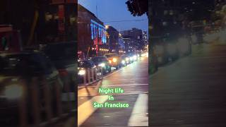 San Francisco night life❤️❤️❤️❗️ roadtriplife california roadtrip sanfrancisco travel [upl. by Eanod764]