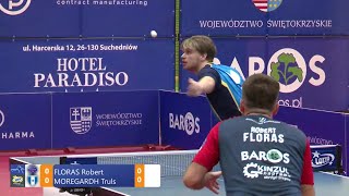 Truls Moregardh vs Robert Floras  LOTTO Polish Superliga 20232024 [upl. by Epner]