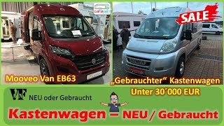 Kastenwagen Wohnmobil GEBRAUCHT Hymercar  NEU Mooveo Van 63EB  Wohnmobil Neuheiten 2020 [upl. by Phaih]