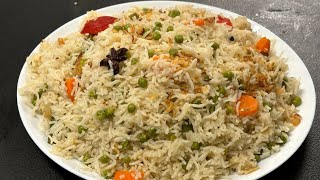 Quick Matar Pulao Recipe Peas PulovplovVeg Recipe Step by Step Recipe لذیذ مٹر پلاؤ [upl. by Sillig969]