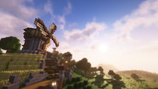 A windswept windmill in Minecraft [upl. by Mailliw]