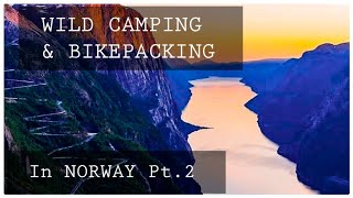 BIKEPACKING amp WILD CAMPING In NORWAY Pt2  Finding Locations and other Budget Options [upl. by Anaujat]