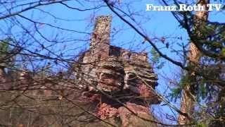 Burgruine Lutzelhardt bei Obersteinbach im Elsaß [upl. by Ennagrom393]