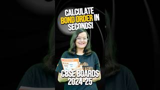 Tricks to calculate bond order in 60 Seconds🧪⏰📚🔥 vedantu class11 bondorder nikitamam [upl. by Murrah]