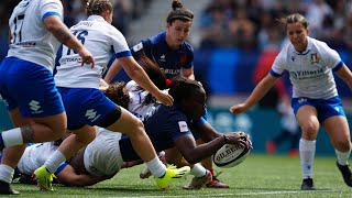 Tournoi des Six Nations féminin 2024  Le résumé de FranceItalie [upl. by Corvin831]