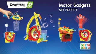 Motor Gadgets  How To Make  Air Puppet  Smartivity [upl. by Yoong]