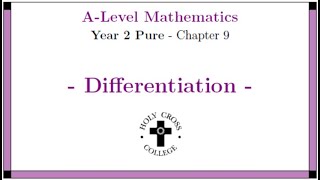 Y2 Differentiation Part 9  Differentiating powers of trig [upl. by Habas953]