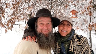 Couple THRIVES off grid during POLAR VORTEX [upl. by Bish]