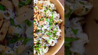 Macaroni with yogurt  معكرونة باللبن food chef fyp levantine saladrecipe [upl. by Araem]