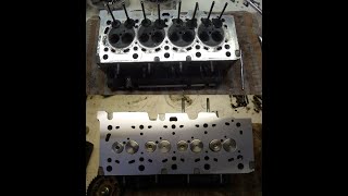 Renault 15 dci K9K hengerfej felújítás Cylinder head restoration resurfacing Zylinderkopf [upl. by Yrrab]