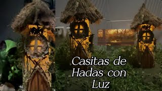 Como hacer una casita de hadas con luz [upl. by Audy]