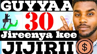 Guyyoota 30 Kessatti Jireenya kee Foyyessi I Oromo Motivational I I Inspire Oromia [upl. by Andriana]