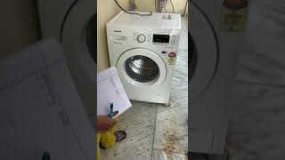 65 front load washing machine demo [upl. by Ttenrag]