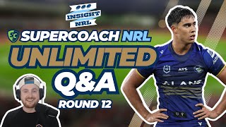 NRL Supercoach 2024  Insight Unlimited QampA Round 12  CTW Cheapie Conundrum [upl. by Rechaba]