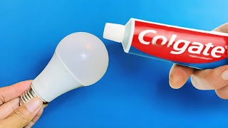 Just apply colgate on the LED bulb and you will be amazed with the results [upl. by Karlan]