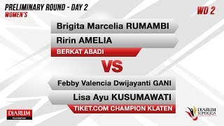 PRELIMINARY ROUNDS  WD2  FEBRIANA  RIBKA DJARUM KUDUS VS KIE  RIN SAISHUNKAN NIHON  UNISYS [upl. by Ashlan]