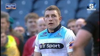 Duncan Weir Penalty 2 Edinburgh v Glasgow Warriors 26th December 2013 [upl. by Aicittel]