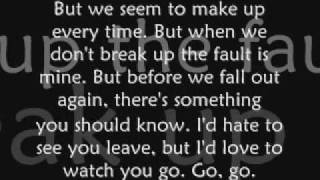 Watch You Go by Jordin Sparks Lyrics [upl. by Arremat]