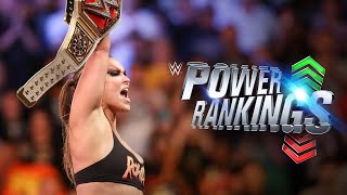 Ronda Rousey seizes the throne WWE Power Rankings Aug 26 2018 [upl. by Moulden]