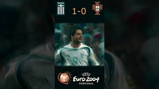 FINAL 2004 UEFA EURO CUP Greece 10 Portugal uefa ronaldo portugal eurocup final [upl. by Immanuel]