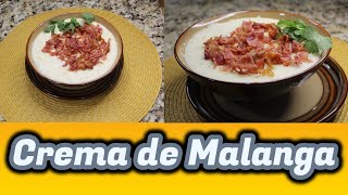 Crema de Malanga DELICIOSA No te la pierdas [upl. by Yellek437]