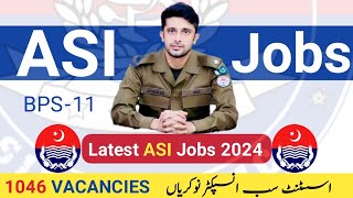 Punjab Police ASI Jobs 2024Govt Jobs in PakistanGovt Jobs 2024Jobs 2024 [upl. by Oynotna]