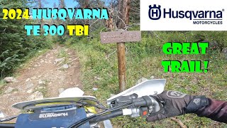 2024 Husqvarna TE300 TBI What a bike [upl. by Aihsad]