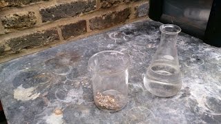 Gold Recovery using peracetic acid White vinegar  Hydrogen peroxide [upl. by Einhpad376]