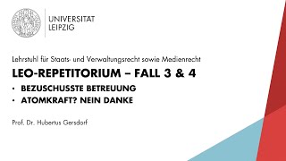 LEO Repetitorium Staatsrecht Fall 3 amp 4 [upl. by Della]