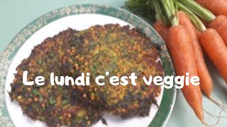 GALETTES aux FANES DE CAROTTES ET SARRASINLe lundi c’est veggie [upl. by Mehs]