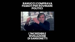 Ranucci comprava filmati per rovinare i politici Lincredibile rivelazione di Sansonetti [upl. by Dalury]