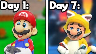 Can I 100 Every 3D Mario Game in 1 Week [upl. by Enirol98]