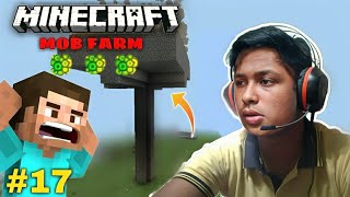 I MADE BIGGEST MOB FARM  MINECRAFT 17 [upl. by Nnailuj]